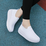 Purpdrank  Fashionable Flat Sports Shoes Autumn New Versatile and Comfortable Casual Women's Vulcanized Shoes Simple and Breathable