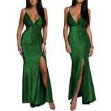 Purpdrank  Sexy Fashion Summer Sleeveless V-neck Strap Dress European And American Style Slim Fit New