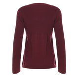 Purpdrank  Casual Basic Ribbed Knitted Sweater Solid V-Neck Button Front Long Sleeve Pullover Women Autumn Winter Y2K Streetwear Lady