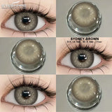 Purpdrank  Black Big Diameter Lenses 14.5mm Colored Contact Lenses for Eyes Big Eye Lenses Natural Look Black  Lentes De Contacto