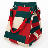 Purpdrank  Adjustable Straps Knitted Tote Bag Large Capaci Portable Handbag for Commuting And Outings Versatile Casual Women's Bag