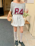 Purpdrank  Elegant High Waist Women's Cake Short Skirts 2025 New Spring Summer Korean Casual Ball Gown Mini A-line Skirts Female