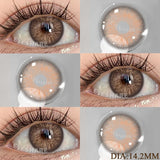 Purpdrank  Purple Color Contact Lenses For Eyes Natural Eye Brown Color Lens Cosmetic Soft Eye Lenses Beauty Pupils Colored Lenses