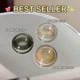 Purpdrank  New (0.00~-6.00) Prescription Contact Lenses With Degree Color Contact Lenses For Myopia Gray Lenses Eye Lenses