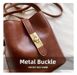 Purpdrank  Faionable Small Crossbody Bag for Work And Outings Versatile mat Design New Sle Casual round Cylinder ape