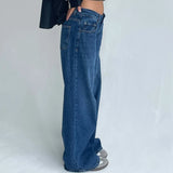 Purpdrank  Women Y2K Low Rise Baggy Jeans Retro Aesthetic Loose Fit Boyfriend Straight Wide Leg Jeans Trendy Stretch Long Denim Pants
