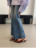 Purpdrank  Summer Pointed Toe Women Sandals Fashion Singbacks Mules Shoes Ladies Elegant Low Heel Stripper Party Sandalias