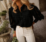 Purpdrank  Cotton White Blouses Shirts for Women Top Cosy Whole Piece Floral Embroidery Long Sleeves Blouse Spirng Summer Boho Beach Blusas