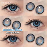 Purpdrank  1Pair Gray Contact Lenses with Diopter Yearly Blue Lens New Style Colorcon Cosmetics Beauty Brown Eyes Makeup Pupils