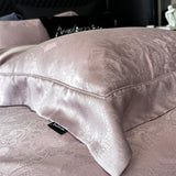 Purpdrank  600TC Lyocell Bamboo Fiber Soft Silky Cool Feeling Bedding Set Vintage jacquard Duvet Cover Bed Sheet/Fitted Sheet Pillowcases
