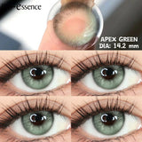 Purpdrank  1 Pair Big Eye Korean Lenses Colored Contact Lenses with Degree Myopia Lenses Green Lenses Black Lenses Prescription