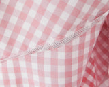 Purpdrank  Romantic Red Plaid Wood ears Ruffles Spliced Slash Shoulder Short Sleeve Dress Women Ruffles Hem Loose Mini Dresses Vestidos