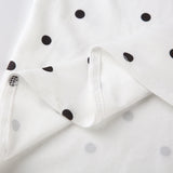 Purpdrank  Elegant Streetwear Polka Dot V-neck Spaghetti Strap Dress Summer Lady Sexy Long  Dress Fashion French Style Outfits