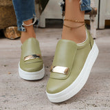 Purpdrank  Spring and Autumn New Thick soled One foot Stepping Women's Trendy Fashion Versatile Commuter Simple Single Shoes