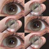 Purpdrank  Blue Colored Contact Lenses - Natural & Small Pupil Hazel Contacts, Yearly Lenses for Summer & Autumn Holiday, Parties