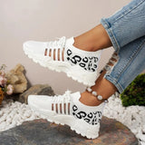 Purpdrank  Fashion Thick Soles Easily Breathable Sneakers Women New Large Size Casual Sports  Comfortable  Shoes