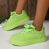 Purpdrank  Thick-Soled Sneakers for Women 2025 Spring & Fall New Fashion Versatile Heightening Bread Shoes Casual Preppy Style Sports Dad Shoes