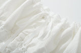 Purpdrank  Sexy White Embroidery Hollo out Lace Bow Ruched Chest Sexy Corset Women Summer Tank Tops Covered Hook Buttons Slim Crop Top