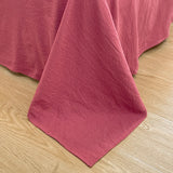 Purpdrank  INS Korean Style2025 New Yungan Cotton Wrinkled Double-layer Yarn Lace Bedding Sets