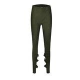 Purpdrank  Plain Harem Pants with Buckles Customized Skirts