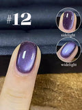 Purpdrank  12ML 12-Color Pink Water Gold Cat Eye Ocean Bubble Glass Beads Gel Nail Polish New Style Spring Nails Summer Nail Pink Nails