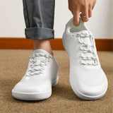 Purpdrank  Breathable Lace-up Solid Men's Shoes Soft Lightweight Male Casual Shoes Non-Slip Outdoor Mens Sneakers Sports Treking Footwear