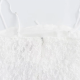 Purpdrank  Summer New Women's Fashion and Elegance Slim Fit Waist versatile Lace Bra Long Strap Dress