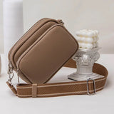 Purpdrank   Fashion Crossbody Shoulder Bags For Womens Luxury Designer PU Leather Handbags Purse Mobile Phone Bag Ladies Shopper Bag