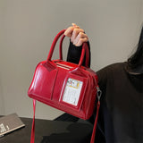 Purpdrank  Y2K Top-handle Bags For Women Pure Color Casual Street Small Shoulder Crossbody Bags 2025 Latest Luxury Designer Handbags