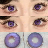 Purpdrank  Colored Contact Lenses Natural Lenses Yearly Beauty Lens Eye Contacts for Eyes Makeup, Parties Campus Travel Camping