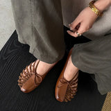 Purpdrank   New Brand Designer Flat Sandals Women Plus Size Summer Narrow Strap Beach Party Casual Comfort Roman Gladiator Sandalias
