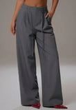 Purpdrank   Spring Fashion Business Casual Stretch Wide-leg Women's Pants Casual Pants
