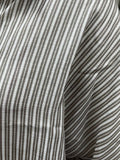 Purpdrank  Loose Striped Summer Women's Suit Lapel Single-breasted Shirt High Waist Pockets Mini Shorts Casual Commuting Lady Suit Summer