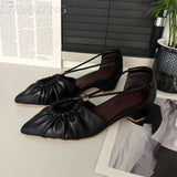 Purpdrank  Designer New 2025 Women Heeled Sandals Sexy Ponited Toe Chunky Shoes Summer Dress Party Luxury Woman Brand Pumps Sandalias Mujer
