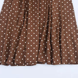 Purpdrank  Summer Women Polka Dots Print Slip Dress 2025 Trendy Sleeveless A-line Slim Mid-long Dresses Sexy Spaghetti Strap Party Dress
