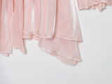 Purpdrank  European style new women's fashion versatile temperament solid color V-neck lace long-sleeved dress