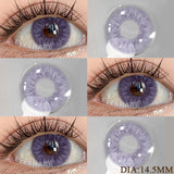 Purpdrank  Purple Color Contact Lenses For Eyes Natural Eye Brown Color Lens Cosmetic Soft Eye Lenses Beauty Pupils Colored Lenses
