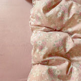 Purpdrank  4Pcs Jacquard Double-Layer Yarn Fitted Sheet Grade A Home Dormitory Bedding Set Cloud Touch Soft Skin-Friendly Bedroom Decor