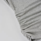 Purpdrank  Casual Solid Halter T Shirt Casual Slim Bandage Slash Neck Short Sleeve Tees Women 2025 Summer Fashion Streetwear Ladies