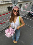 Purpdrank  Boho Inspired white cotton shirt women sleeveless tied closure summer beach top new sexy women blouse shirt