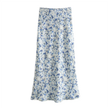 Purpdrank  Spring New Women's Fashionable and Stylish Style Slim Fit Versatile Print Wrapped Hip High Waist Skirt
