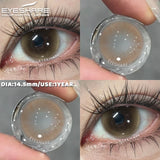 Purpdrank  1 Pair Colorful Contact Lenses for Eyes Fashion Gray Eye Contacts Blue Eye Lenses Green Lenses Yearly Brown Eye Lenses