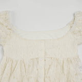 Purpdrank  See Through Lace A-Line T Shirt Casual Loose Square Collar Short Puff Sleeve Tees Women 2025 Summer Fashion Streetwear