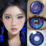 Purpdrank  Colored Contact Lenses Natural Lenses Yearly Beauty Lens Eye Contacts for Eyes Makeup, Parties Campus Travel Camping