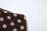 Purpdrank  Polka Dot Print 3-Piece Set Women Scarf+V-Neck Camisole+Irregular Mid Skirts Matching High Street Sweet Elegant Suit