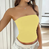 Purpdrank   Strapless Tank Tops Women Backless Y2K Sexy Vest Tops Fashion Casual Elegant Sleeveless Basic Crop Top Summer New