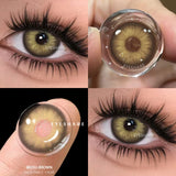 Purpdrank  2pcs Contact Lenses Colored Contacts Beautiful Pupil Natural Contact Lenses for Eyes Color Yearly Cosmetic Contact Lens