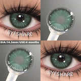 Purpdrank  New Colored Contact Lenses 1 Pair Fashion Blue Eyes Lenses Gray Pupils High Quality Brown Lenses Green Eyes Contacts
