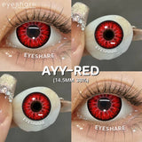 Purpdrank  Anime Colored Contact Lenses 2Pcs Cosplay Red Lenses Blue Eyes Lenses Halloween Purple Eye Makeup Contact Green Lens