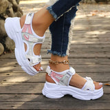 Purpdrank  New Summer Fashion Wear-resistant Height-enhancing Sandals Comfortable Non-slip Beach Casual Thick-soled Sports Shoes for Women